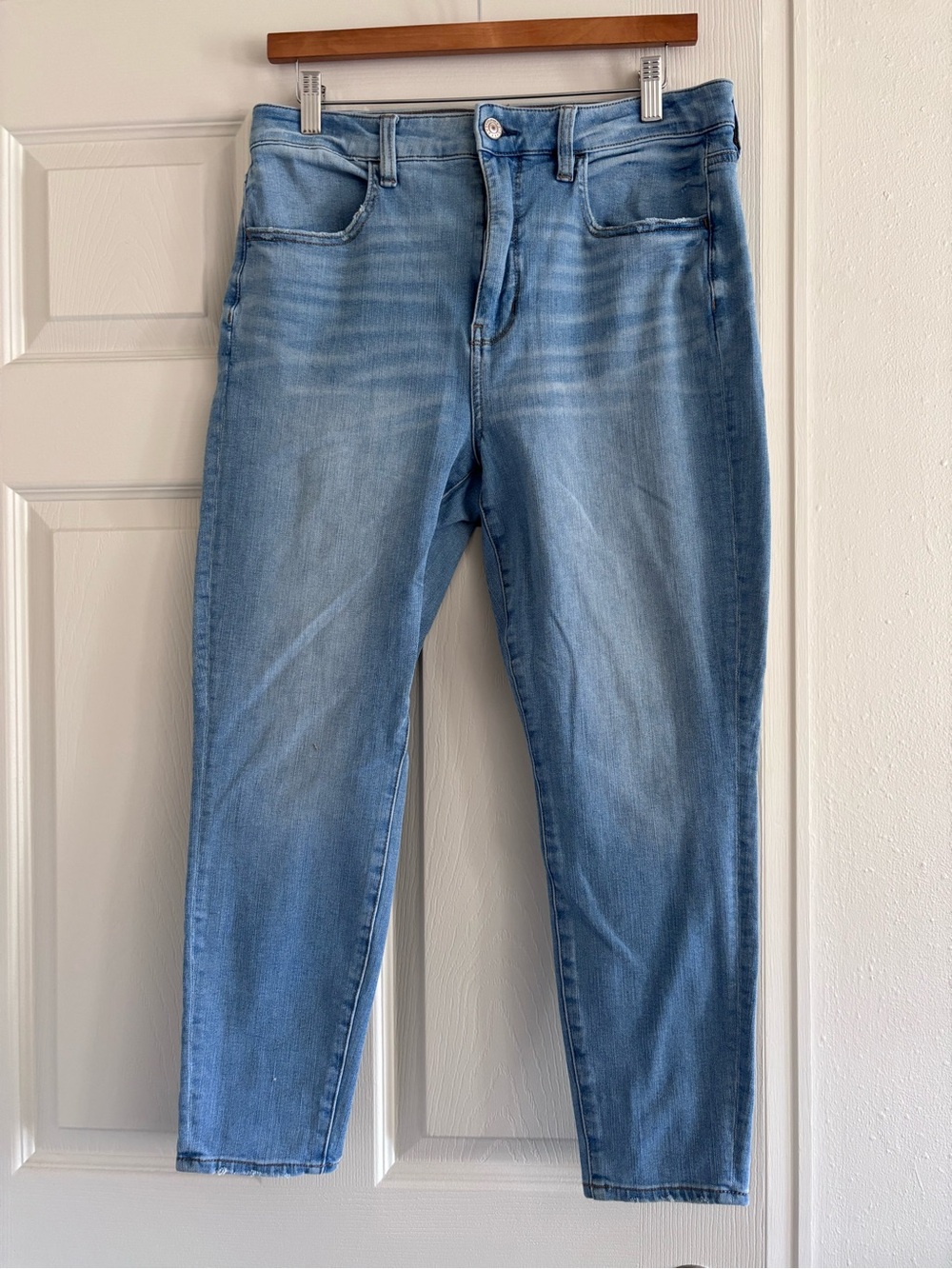 American Eagle Outfitters Light Blue Straight Leg Jeans